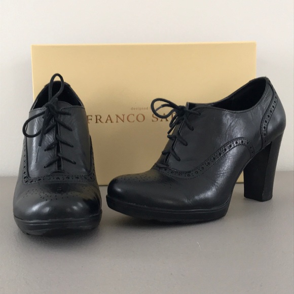 Franco Sarto Shoes - Franco Sarto Black Oxford Pump